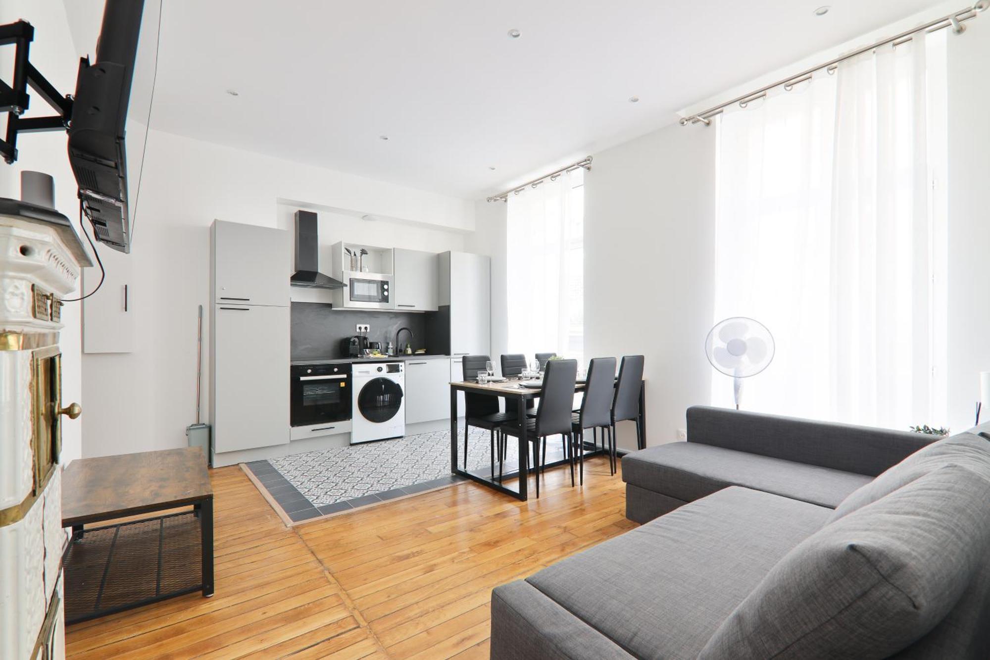 2 Bedroom Appartement Quartier Le Marais Free Netflix Paris Luaran gambar